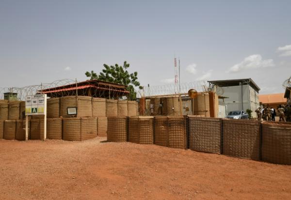 (Archives) Vue générale de la base militaire Niamey 101, à Niamey, au Niger, le 15 juillet 2022
