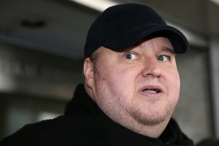Kim Dotcom, le 23 décembre 2015 à Auckland
