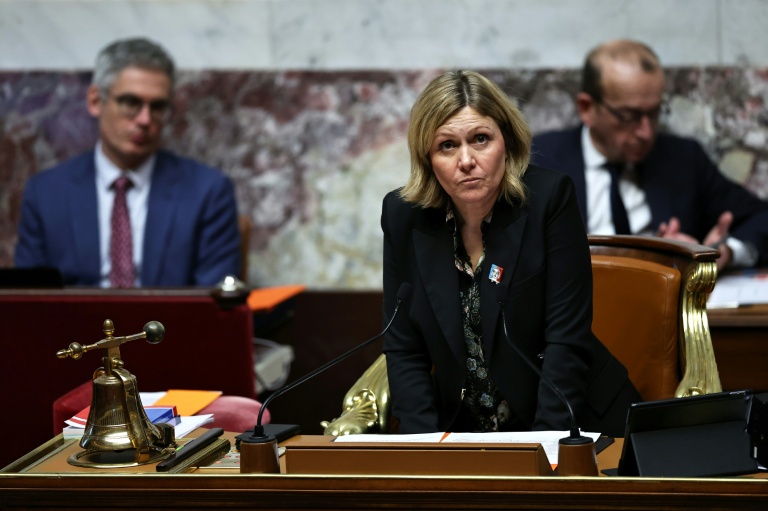 La présidente de l'Assemblée nationale Yaël Braun-Pivet, le 13 janvier 2026