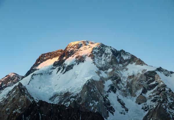 Cette photo prise en juillet 2023 montre le Broad Peak, où une avalanche meurtrière s'est produite.