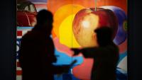 "Nature morte n°29" du peintre américain Tom Wesselmann, à l'exposition "Cézanne et nous", avant son inauguration au Grand Palais à Paris, le 21 septembre 2026