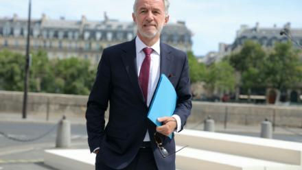 Le maire PS de Paris, Emmanuel Grégoire, le 12 juillet 2026 à Paris