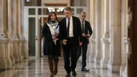 Anne Hidalgo et Patrick Bloche à l'Hôtel de Ville à Paris, le 9 février 2026