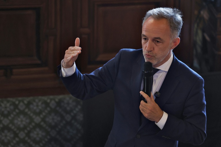Le maire socialiste de Paris Emmanuel Gregoire à Paris le 18 mai 2026