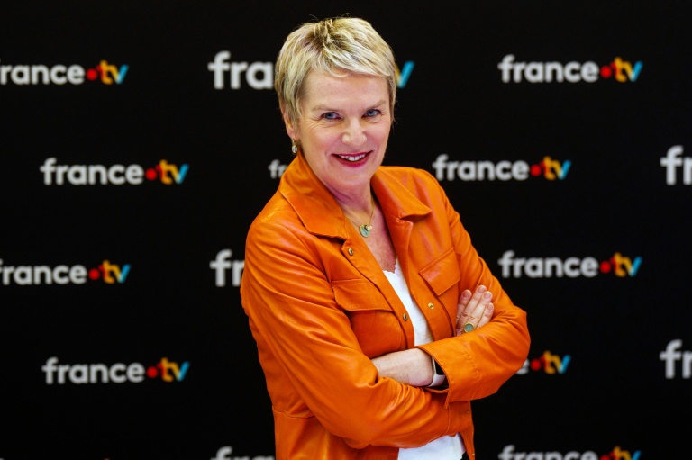 Elise Lucet, présentatrice de l'émission Cash Investigation, pose le 8 juillet 2025 à Paris 