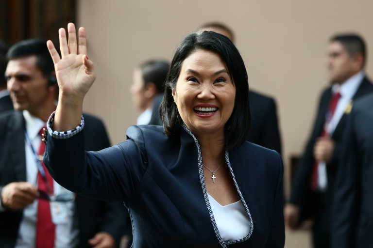 La présidente élue de droite Keiko Fujimori à Lima le 27 juillet 2026