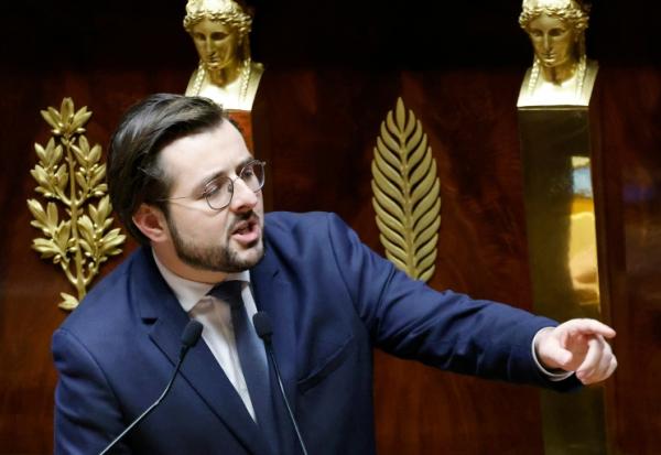 Le député socialiste Philippe Brun à Paris le 21 octobre 2024