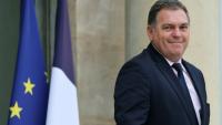 Le ministre des Transports, Philippe Tabarot, sur le perron de l'Elysée, le 16 juillet 2025 à Paris
