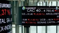 La salle de contrôle d'Euronext, société qui gère la Bourse de Paris