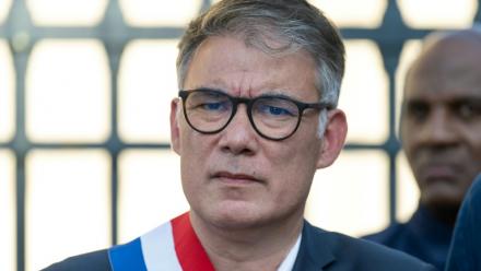 Le premier secrétaire du parti socialiste Olivier Faure, à Paris le 19 juin 2025