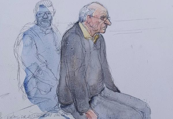 Le chirurgien retraité Joel le Scouarnec lors de son procès le 23 mai 2025