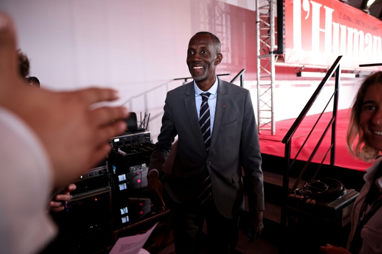 Le maire LFI de Saint-Denis (Seine-Saint-Denis), Bally Bagayoko, au Plessis-Pâté, au sud de Paris, le 11 septembre 2026
