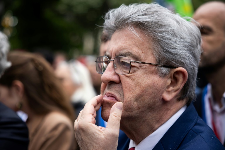 Jean-Luc Mélenchon le 27 mai 2025, à Paris