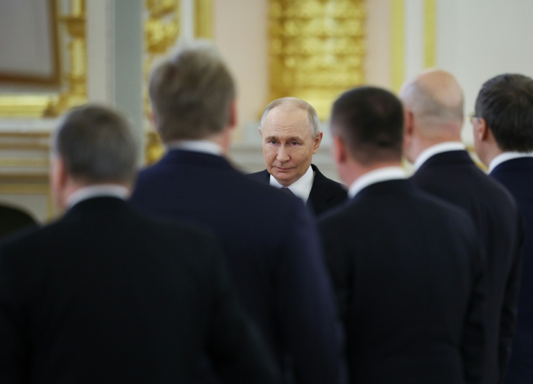 Le président russe Vladimir Poutine au Kremlin à Moscou le 3 juin 2026
