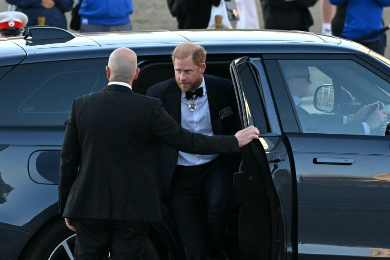 Le prince Harry arrive à une soirée de la Fondation des Invictus Games, à Londres le 17 septembre 2026