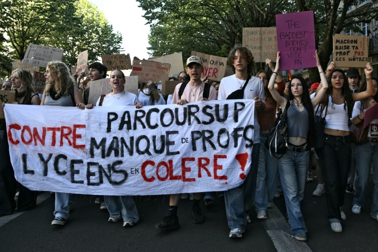 Manifestation de lycéens à Bordeaux, le 6 octobre 2026 en Gironde