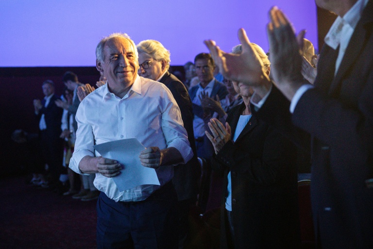 L'ancien Premier ministre François Bayrou lors de la clôture de l'Université de  rentrée du MoDem à L'Isle-sur-la-Sorgue, dans le Vaucluse, le 20 septembre 2026