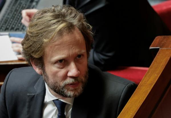 Le chef des députés socialistes Boris Vallaud, le 20 janvier 2026 à l'Assemblée nationale à Paris 