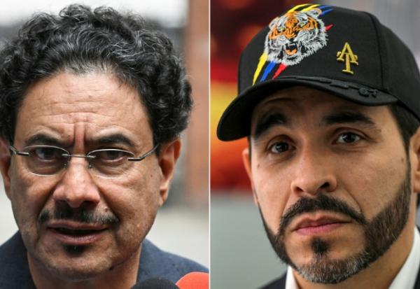 Montage photos réalisé le 31 mai 2026 montrant le sénateur de gauche Ivan Cepeda (à gauche) et le candidat de droite Abelardo de la Espriella, prétendants à la présidence en Colombie