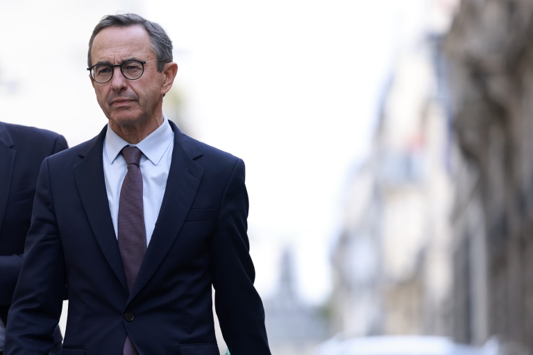 Bruno Retailleau, candidat de LR à la présidentielle, le 22 octobre 2026 à Paris