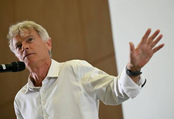 Le secrétaire national du Parti communiste Fabien Roussel, aux universités d'été du parti à Toulouse le 22 août 2026