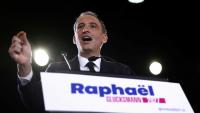 Raphaël Glucksmann, vainqueur de la primaire ssociale-démocrate, le 11 octobre 2026 à Paris