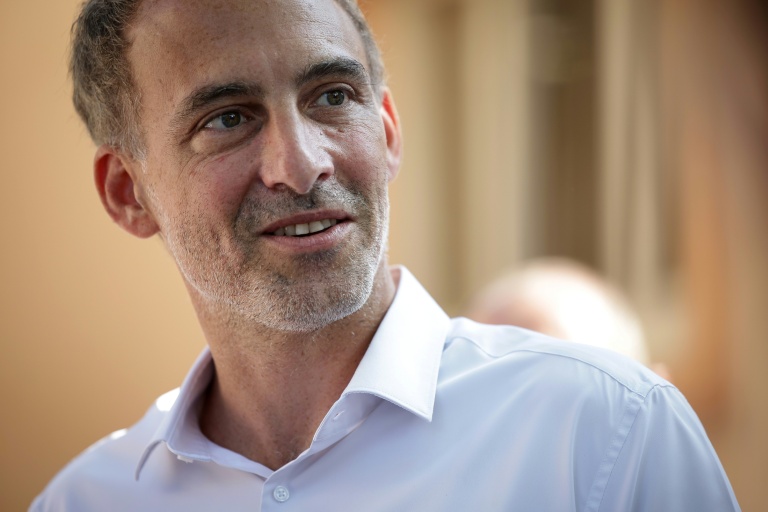 L'eurodéputé Raphaël Glucksmann le 12 août 2026 à Jonquière, dans l'Aude