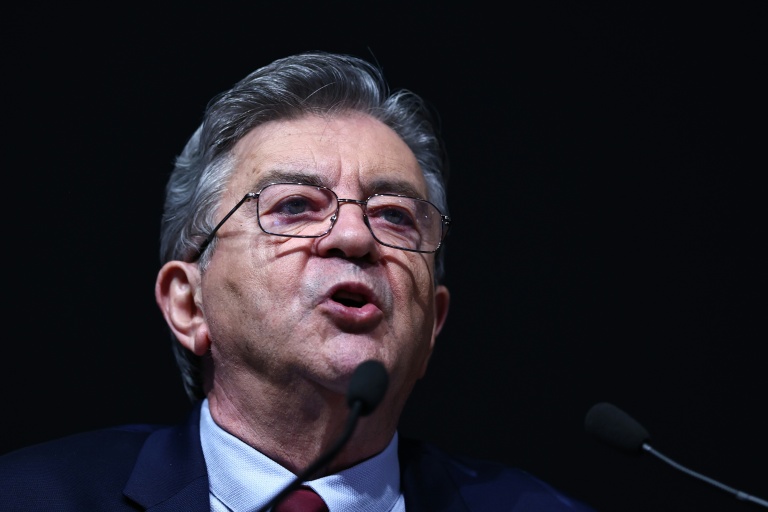 Le candidat LFI à la présidentielle Jean-Luc Mélenchon à Paris le 28 septembre 2026