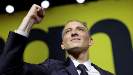 Raphaël Glucksmann à Aubervilliers le 13 juin 2026

