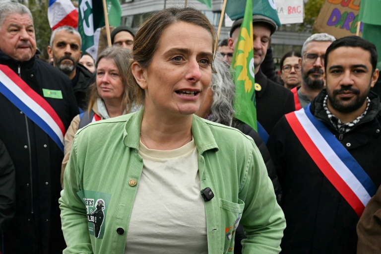 La candidate écologiste à la présidentielle Marine Tondelier le 24 ocotobre 2026 à Paris