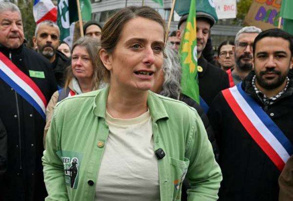 La candidate écologiste à la présidentielle Marine Tondelier le 24 ocotobre 2026 à Paris