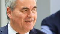 Le président LR des Hauts-de-France Xavier Bertrand à Amiens dans la Somme le 8 juin 2026