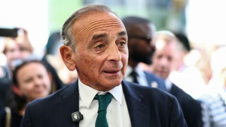 Le dirigeant du parti Reconquête! Eric Zemmour à la foire de Châlons-en-Champagne, dans la Marne, le 3 septembre 2026
