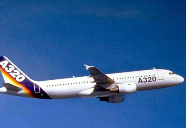 Un avion Airbus A320 à Toulouse, le 3 février 2001