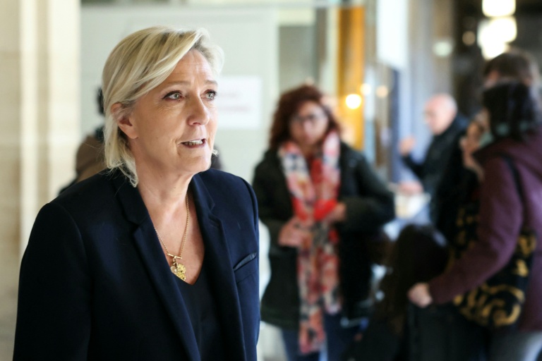 Marine Le Pen à la cour d'appel de Paris, le 4 janvier 2026