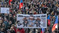 Thousands of Czechs rallied against the media financing switch in March