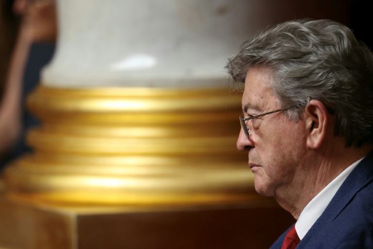 Le leader de La France insoumise, Jean-Luc Mélenchon, à l'Assemblée nationale, le 23 juin 2026 à Paris