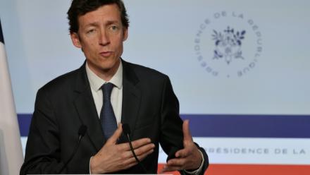 Le ministre de l'Education, Edouard Geffray, à Paris le 27 mai 2026