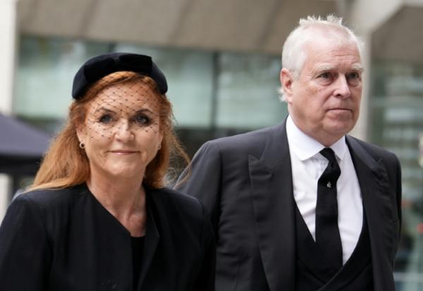 Sarah Ferguson et le prince Andrew à Londres, le 16 septembre 2025