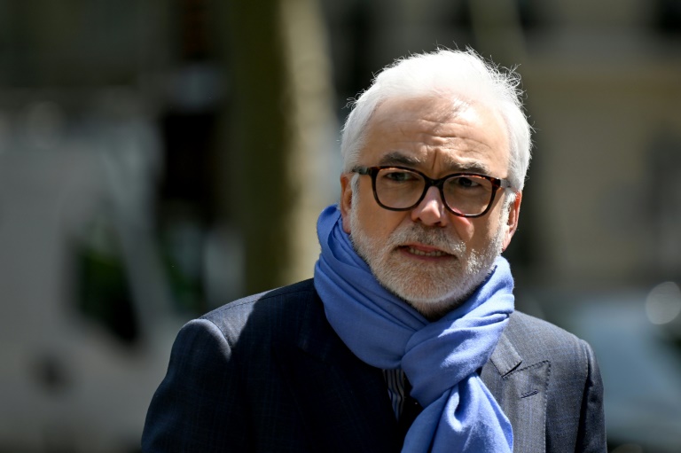 L'animateur vedette de la chaîne télé CNews, Pascal Praud, à Neuilly-sur-Seine, le 22 mai 2025
