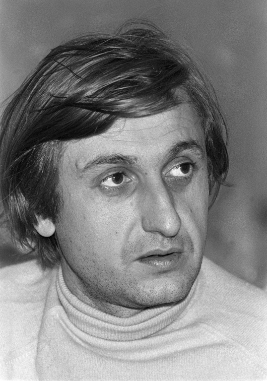 Jean-François Bizot, fondateur de Radio Nova, à Paris le 28 décembre 1979