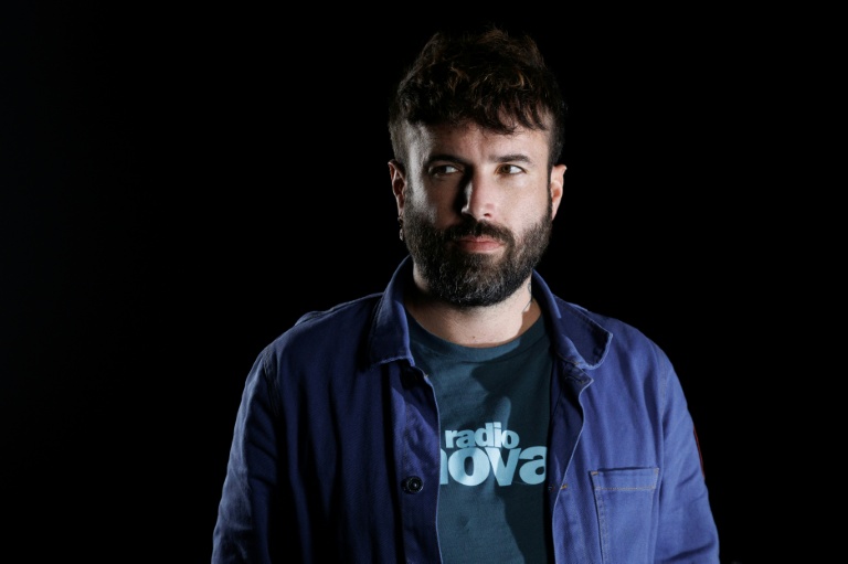 L'humoriste Aymeric Lompret à Paris le 22 octobre  2024