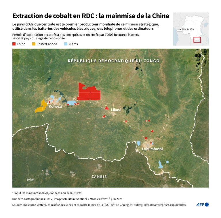 Extraction de cobalt en RDC : la mainmise de la Chine