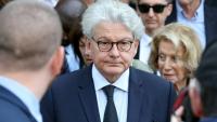 L'ancien commissaire européen Thierry Breton à Paris, le 13 juin 2025