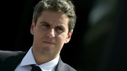 L'ex-Premier ministre et patron de Renaissance Gabriel Attal, le 16 juin 2026 à Villepinte