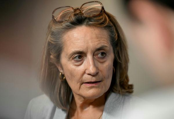 La porte-parole du gouvernement Sophie Primas tient une conférence de presse après la réunion hebdomadaire du cabinet à Paris, le 19 juin 2025