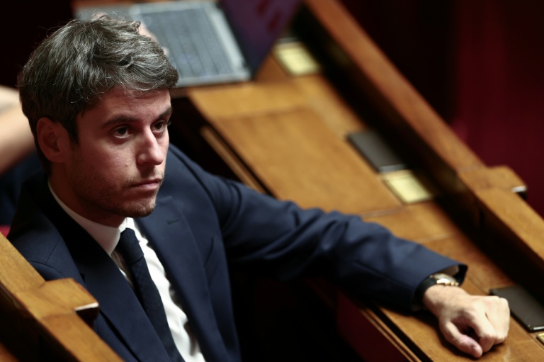 Le patron du parti Renaissance Gabriel Attal à l'Assemblée nationale le 31 octobre 2025