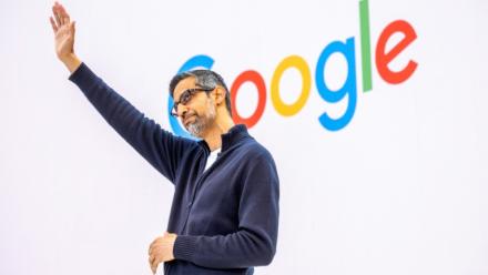 Le PDG de Google, Sundar Pichai, à Mountain View (Californie), le 20 mai 2025