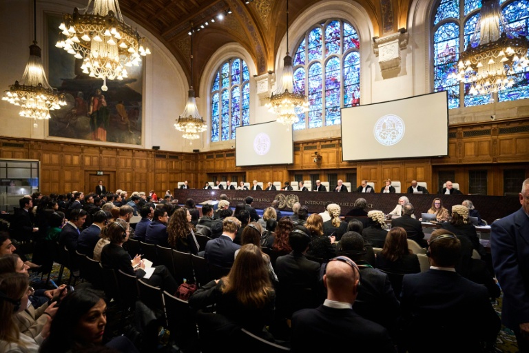 Première audience devant la Cour internationale de Justice, le 12 janvier 2026 à La Haye, la Gambie accusant la Birmanie de génocide contre sa minorité musulmane, les Rohingyas