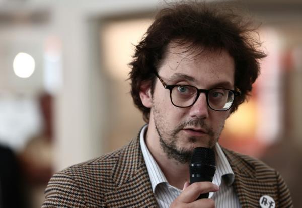 Le directeur général de Reporters sans frontières (RSF), Thibaut Bruttin, le 3 juin 2025 à Paris